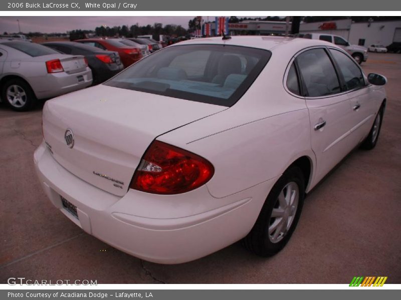White Opal / Gray 2006 Buick LaCrosse CX