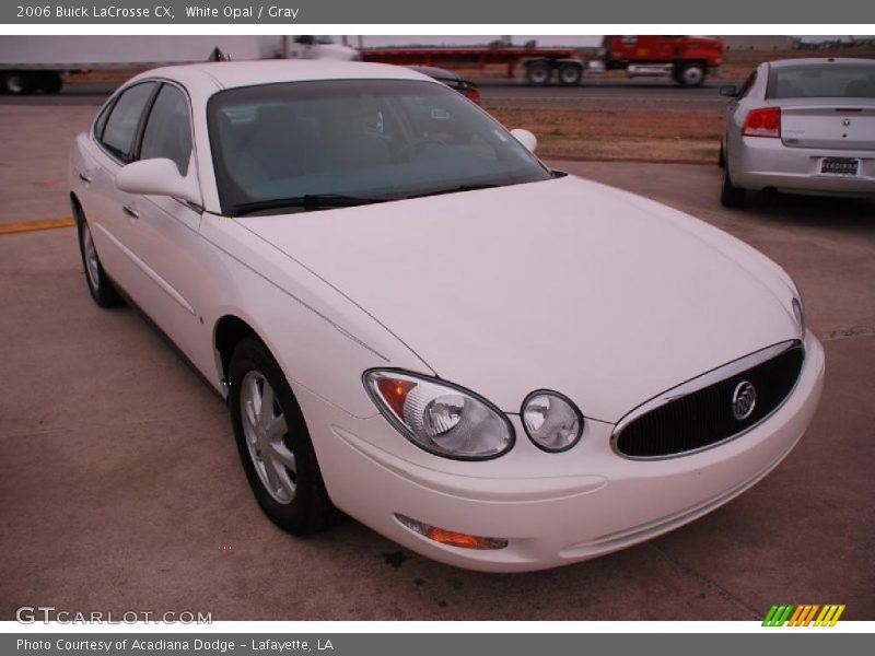 White Opal / Gray 2006 Buick LaCrosse CX