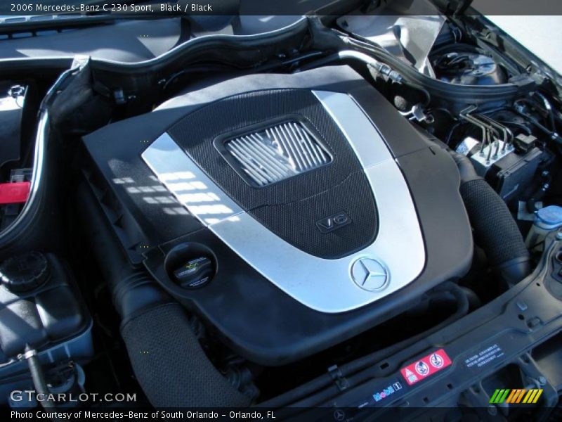Black / Black 2006 Mercedes-Benz C 230 Sport