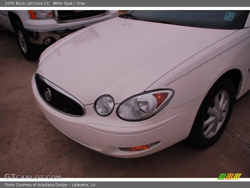 White Opal / Gray 2006 Buick LaCrosse CX