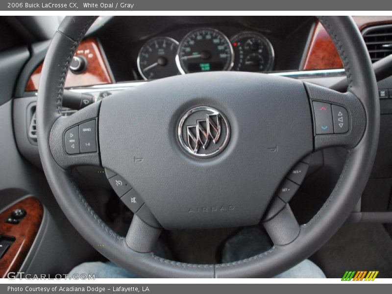 White Opal / Gray 2006 Buick LaCrosse CX