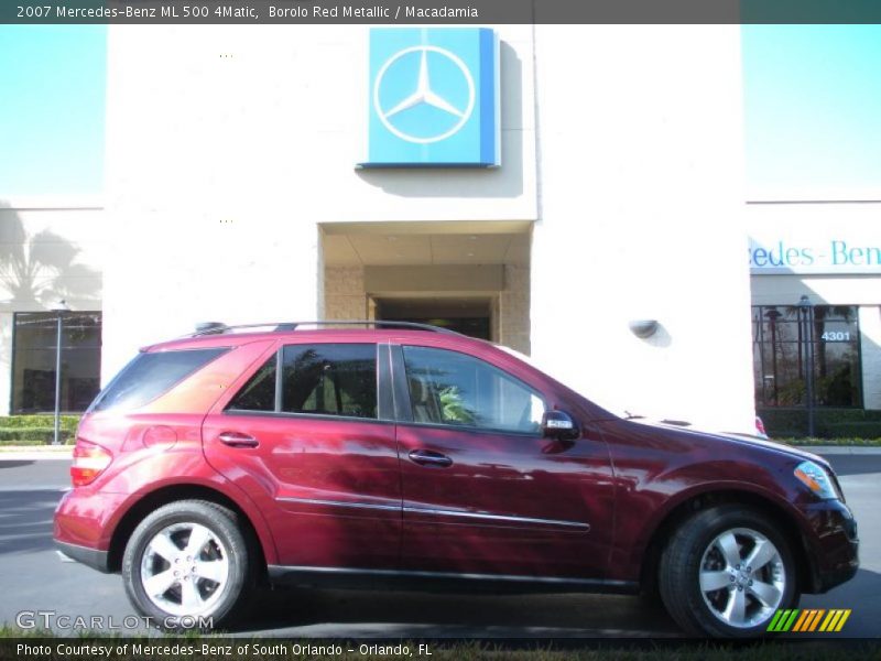 Borolo Red Metallic / Macadamia 2007 Mercedes-Benz ML 500 4Matic