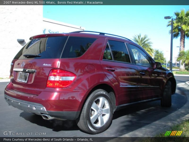 Borolo Red Metallic / Macadamia 2007 Mercedes-Benz ML 500 4Matic