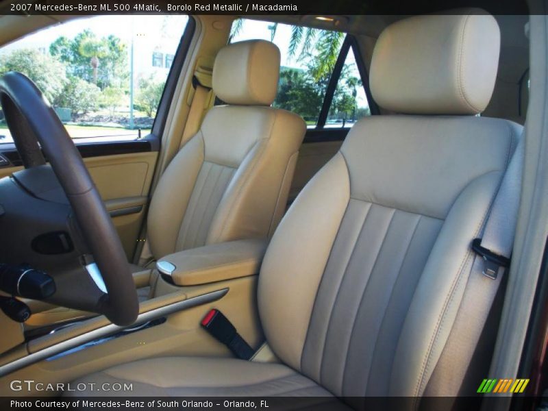  2007 ML 500 4Matic Macadamia Interior