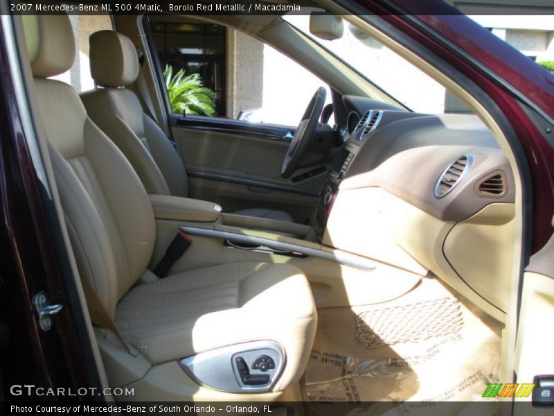 Borolo Red Metallic / Macadamia 2007 Mercedes-Benz ML 500 4Matic