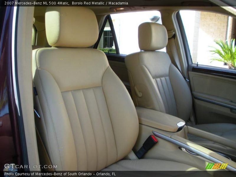 Borolo Red Metallic / Macadamia 2007 Mercedes-Benz ML 500 4Matic