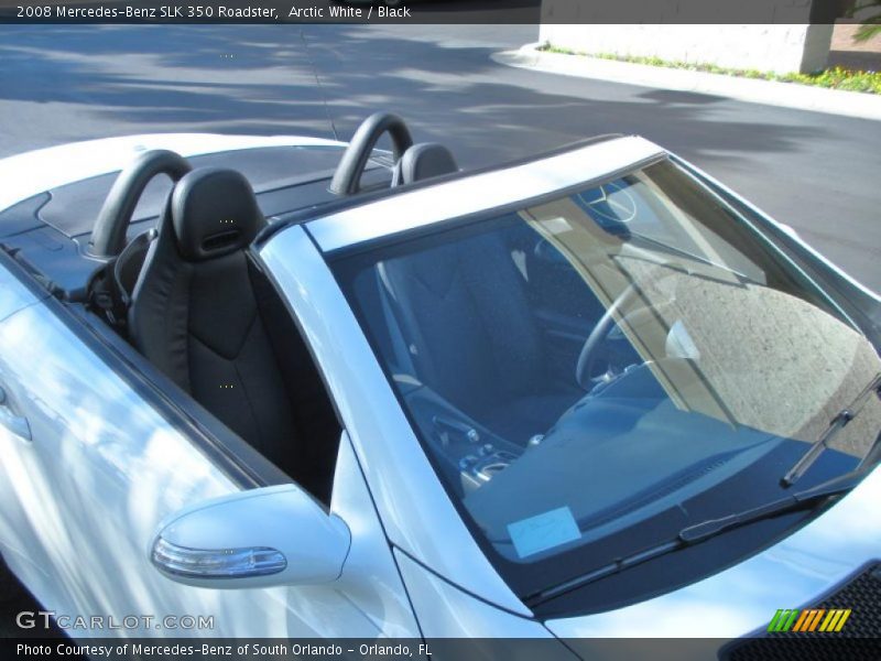 Arctic White / Black 2008 Mercedes-Benz SLK 350 Roadster