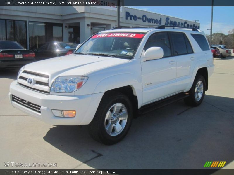 Natural White / Taupe 2005 Toyota 4Runner Limited
