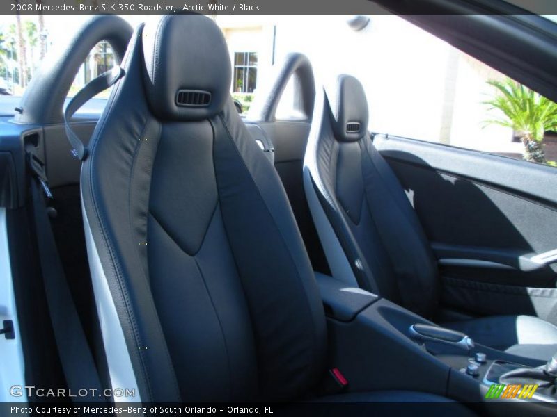 Arctic White / Black 2008 Mercedes-Benz SLK 350 Roadster