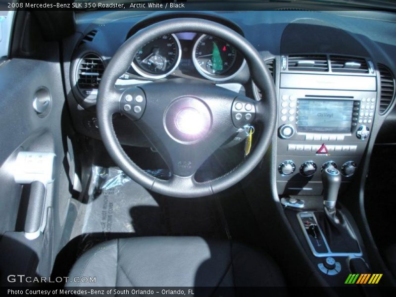Arctic White / Black 2008 Mercedes-Benz SLK 350 Roadster