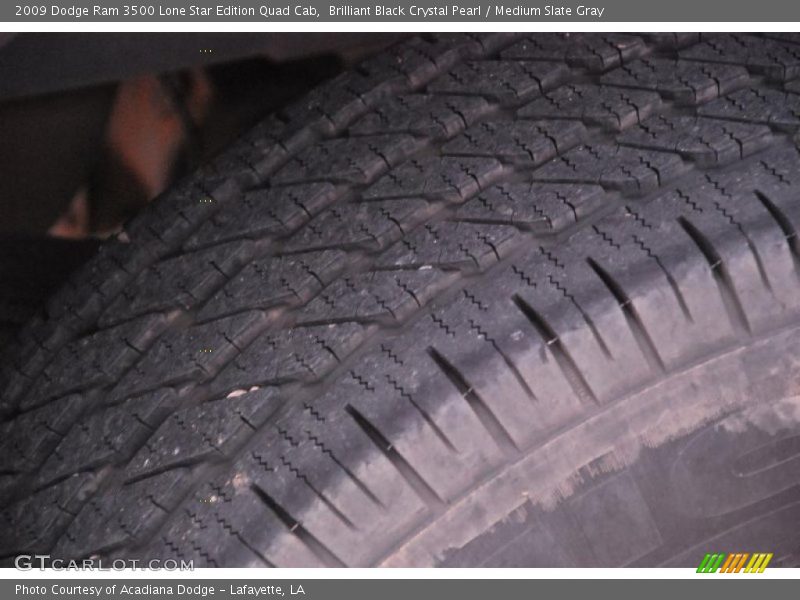 Brilliant Black Crystal Pearl / Medium Slate Gray 2009 Dodge Ram 3500 Lone Star Edition Quad Cab