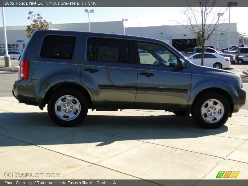 Nimbus Gray Metallic / Gray 2009 Honda Pilot LX