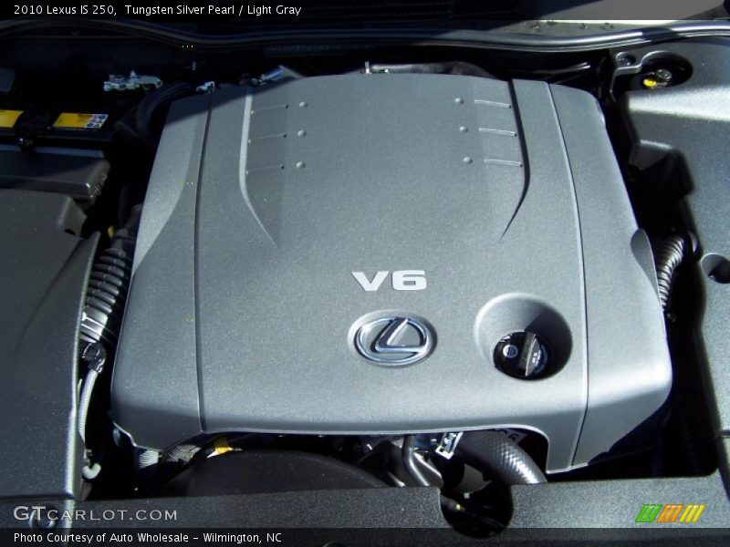 Tungsten Silver Pearl / Light Gray 2010 Lexus IS 250
