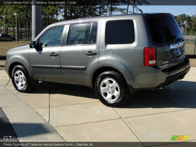 Nimbus Gray Metallic / Gray 2009 Honda Pilot LX