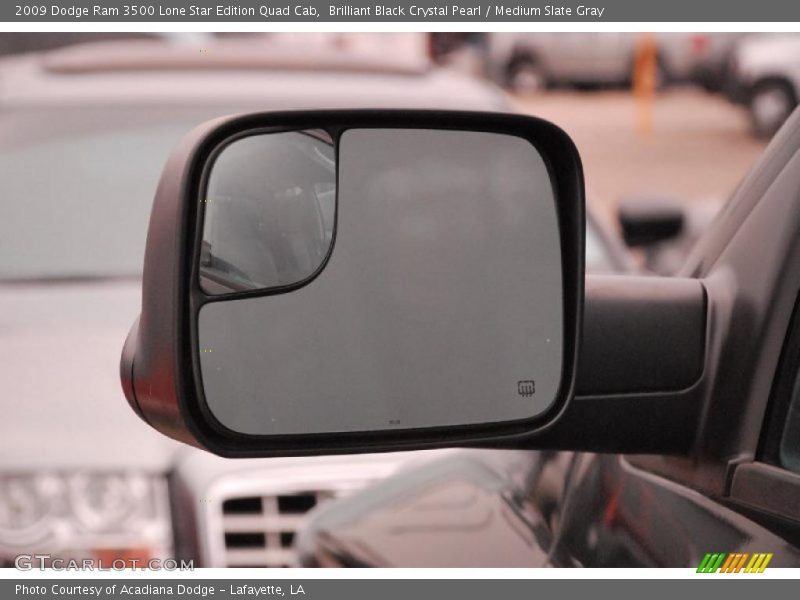 Brilliant Black Crystal Pearl / Medium Slate Gray 2009 Dodge Ram 3500 Lone Star Edition Quad Cab
