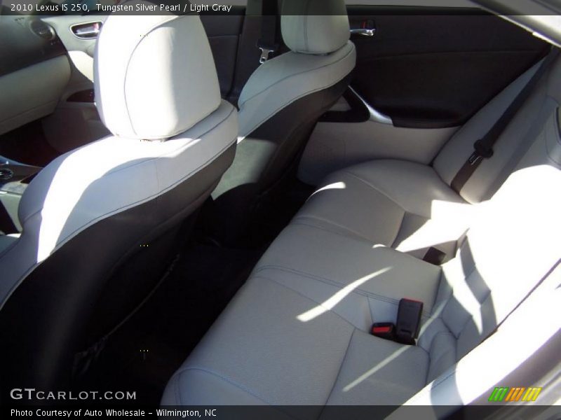 Tungsten Silver Pearl / Light Gray 2010 Lexus IS 250