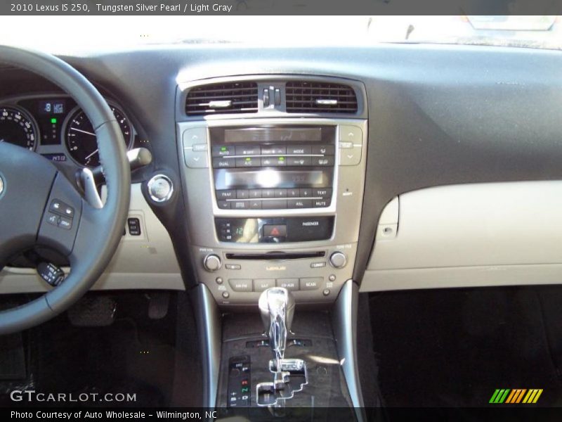 Tungsten Silver Pearl / Light Gray 2010 Lexus IS 250