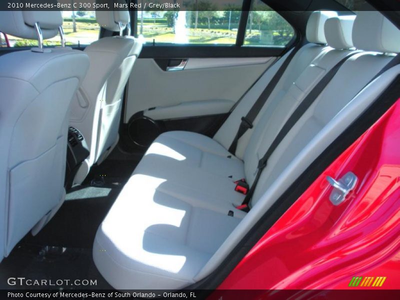 Mars Red / Grey/Black 2010 Mercedes-Benz C 300 Sport