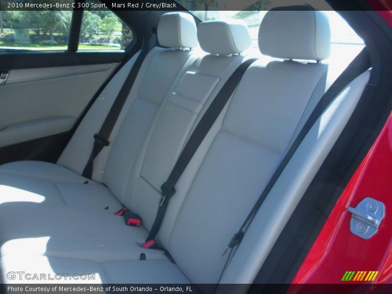 Mars Red / Grey/Black 2010 Mercedes-Benz C 300 Sport