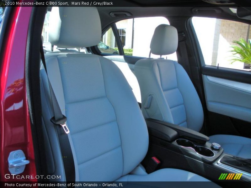 Mars Red / Grey/Black 2010 Mercedes-Benz C 300 Sport