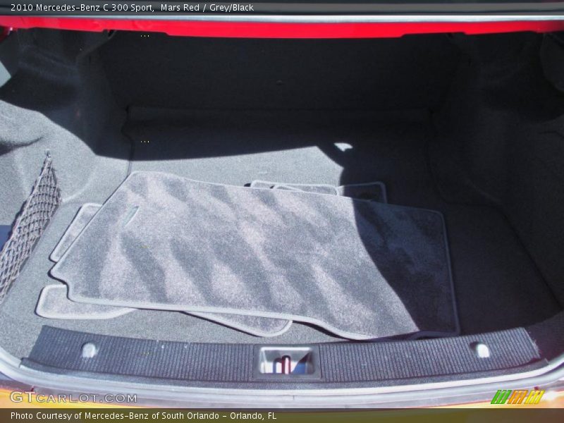 Mars Red / Grey/Black 2010 Mercedes-Benz C 300 Sport