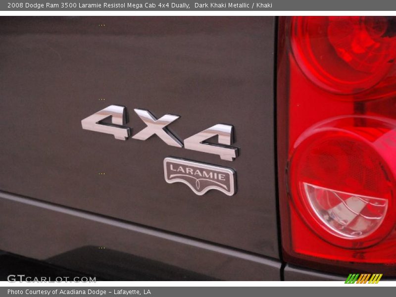  2008 Ram 3500 Laramie Resistol Mega Cab 4x4 Dually Logo