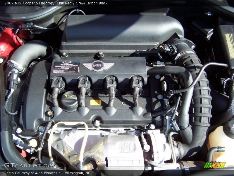 Chili Red / Grey/Carbon Black 2007 Mini Cooper S Hardtop