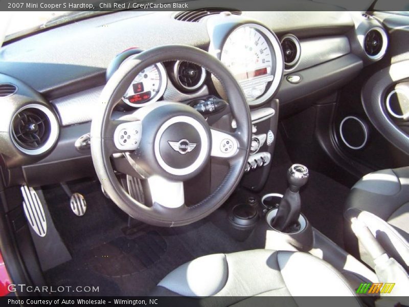 Chili Red / Grey/Carbon Black 2007 Mini Cooper S Hardtop