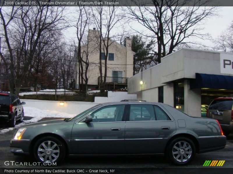 Titanium Chromaflair / Titanium/Dark Titanium 2008 Cadillac DTS