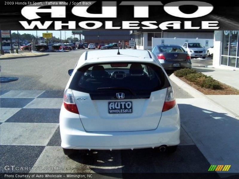 Taffeta White / Sport Black 2009 Honda Fit Sport