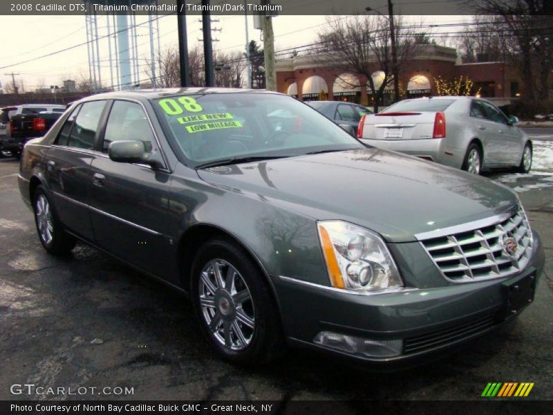 Titanium Chromaflair / Titanium/Dark Titanium 2008 Cadillac DTS