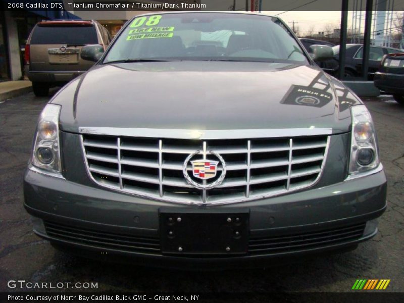 Titanium Chromaflair / Titanium/Dark Titanium 2008 Cadillac DTS