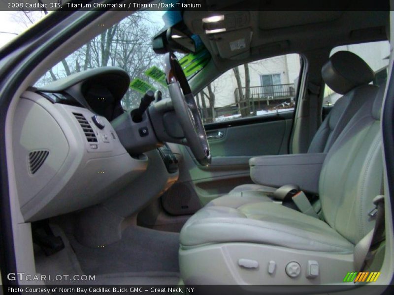 Titanium Chromaflair / Titanium/Dark Titanium 2008 Cadillac DTS