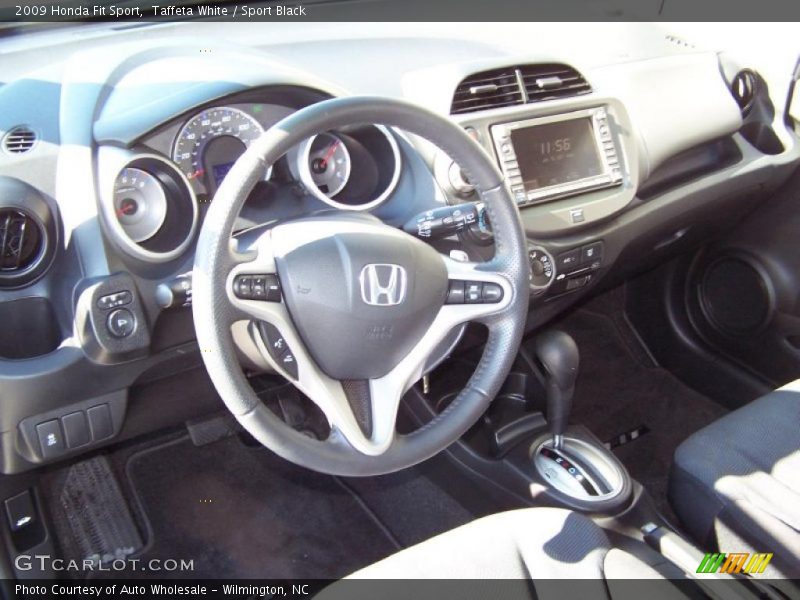 Taffeta White / Sport Black 2009 Honda Fit Sport