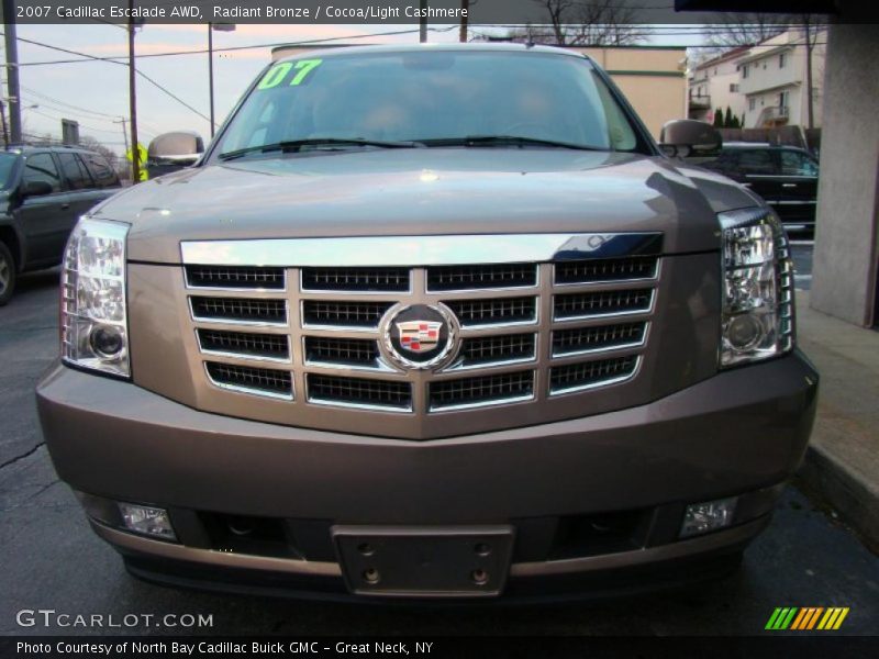 Radiant Bronze / Cocoa/Light Cashmere 2007 Cadillac Escalade AWD