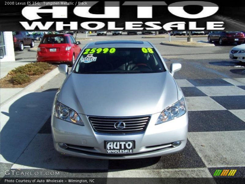 Tungsten Metallic / Black 2008 Lexus ES 350