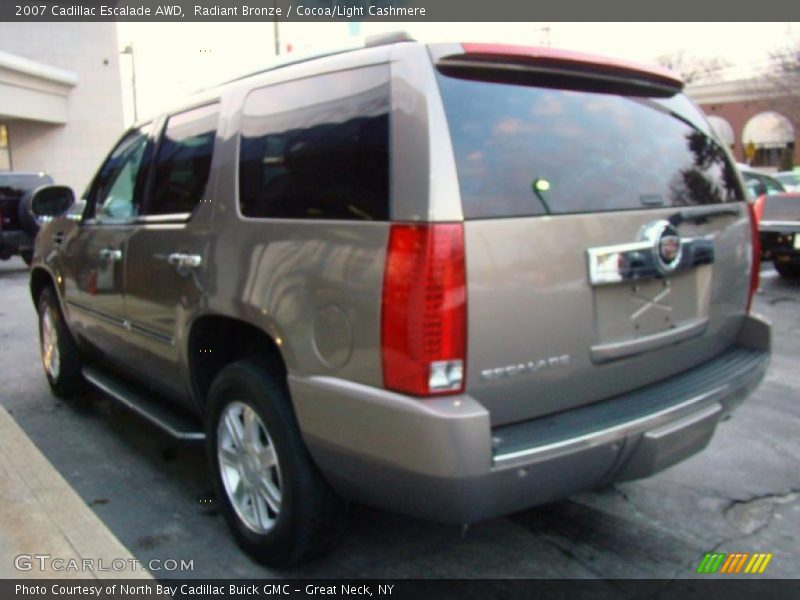 Radiant Bronze / Cocoa/Light Cashmere 2007 Cadillac Escalade AWD