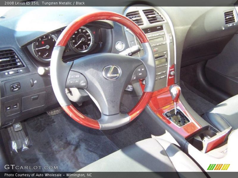 Tungsten Metallic / Black 2008 Lexus ES 350