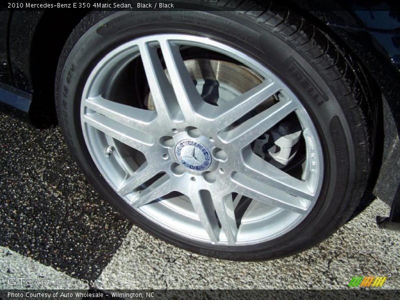 Black / Black 2010 Mercedes-Benz E 350 4Matic Sedan