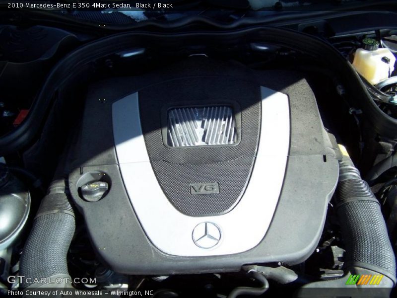 Black / Black 2010 Mercedes-Benz E 350 4Matic Sedan