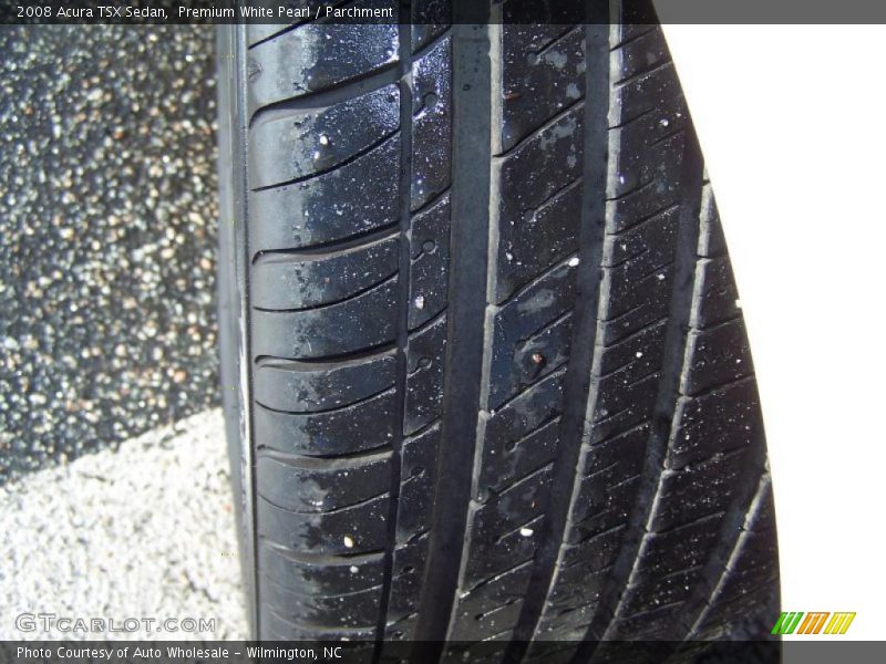 Premium White Pearl / Parchment 2008 Acura TSX Sedan