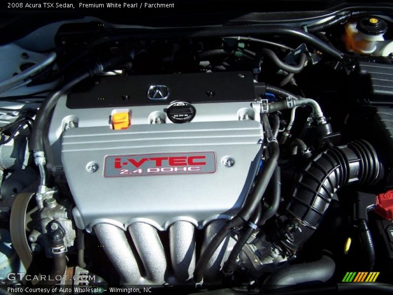 Premium White Pearl / Parchment 2008 Acura TSX Sedan