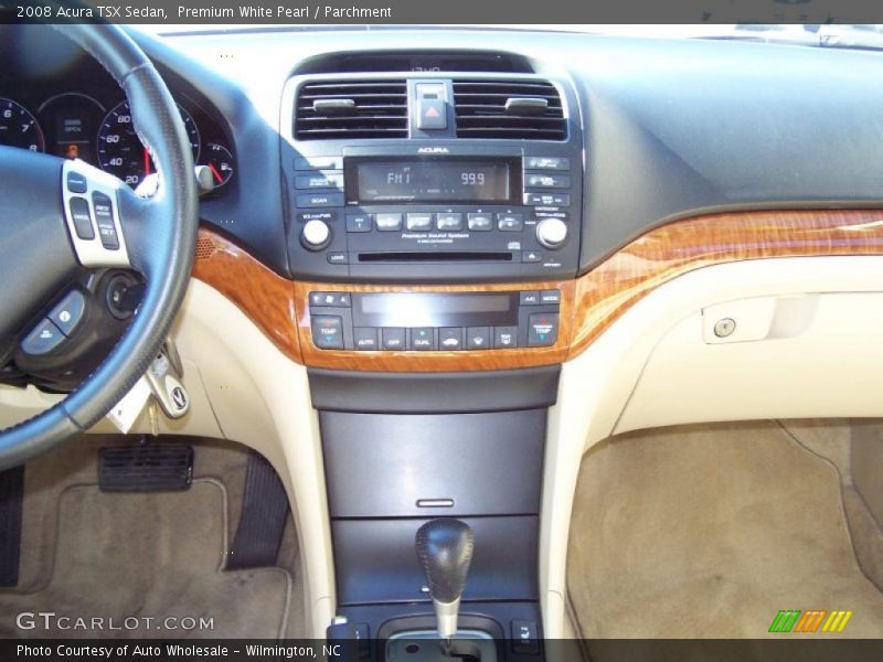 Premium White Pearl / Parchment 2008 Acura TSX Sedan