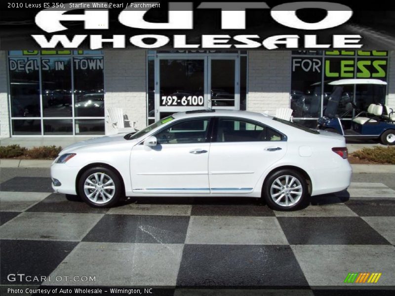 Starfire White Pearl / Parchment 2010 Lexus ES 350