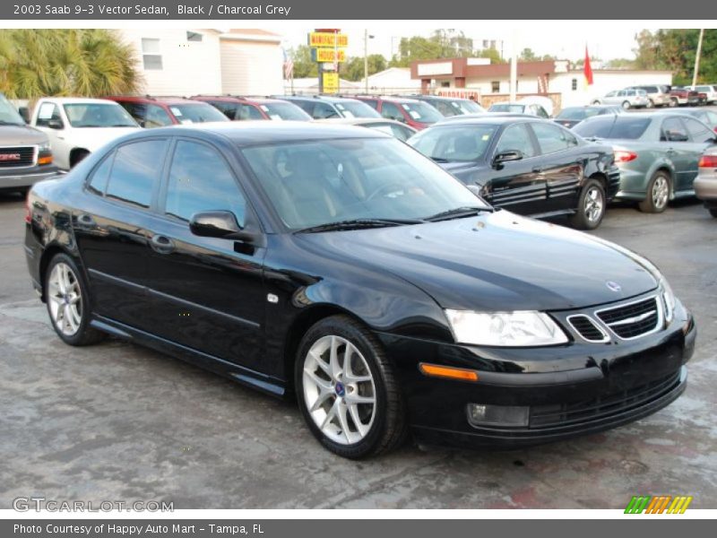 Front 3/4 View of 2003 9-3 Vector Sedan