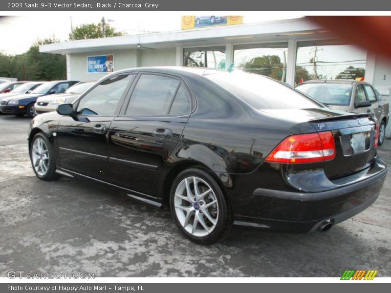 Black / Charcoal Grey 2003 Saab 9-3 Vector Sedan