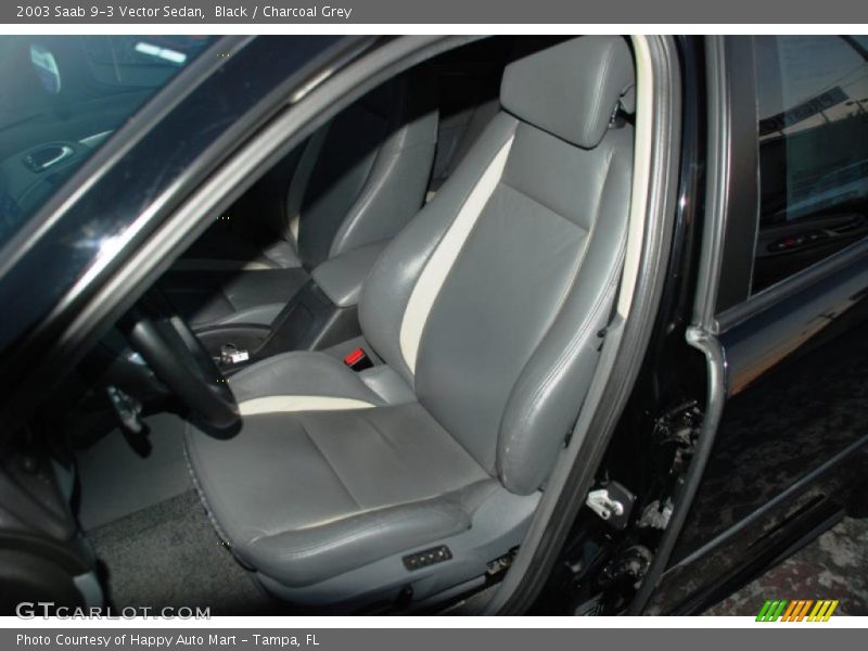 Black / Charcoal Grey 2003 Saab 9-3 Vector Sedan