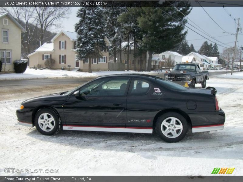 Black / Ebony 2002 Chevrolet Monte Carlo Intimidator SS