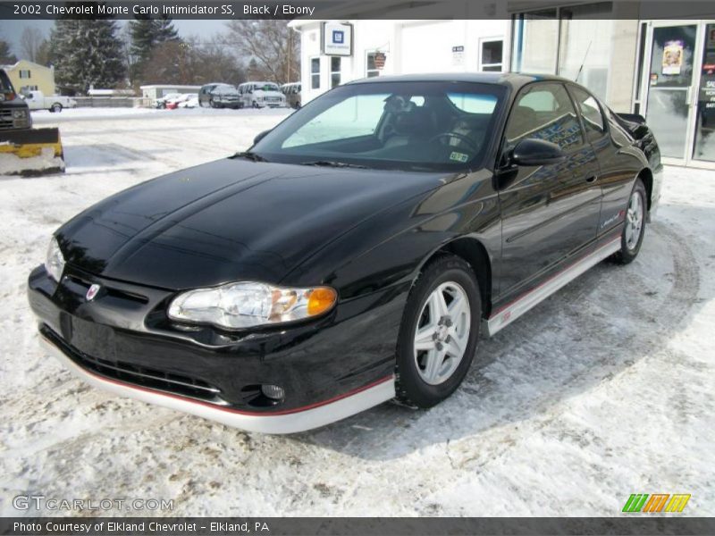 Black / Ebony 2002 Chevrolet Monte Carlo Intimidator SS