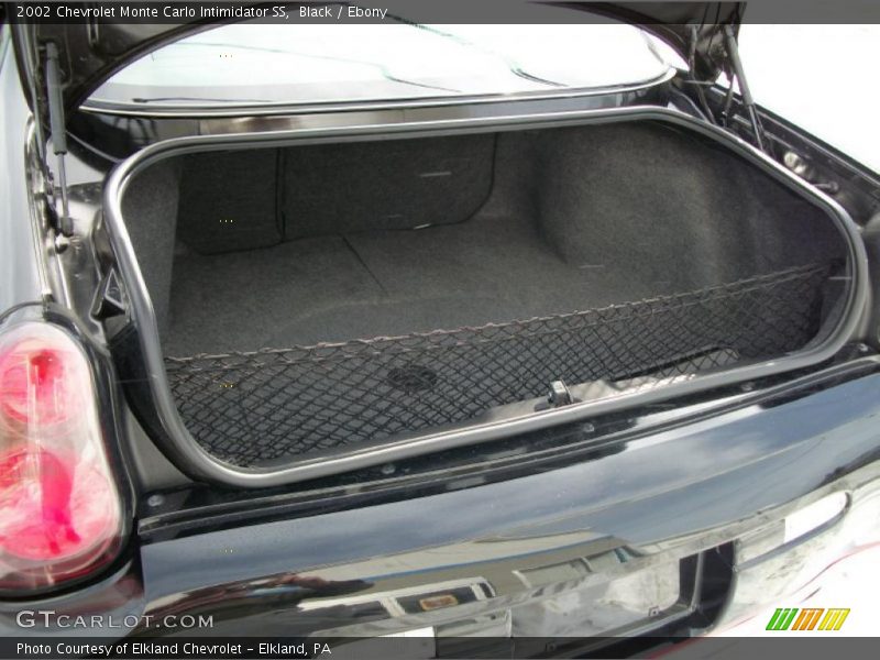 Black / Ebony 2002 Chevrolet Monte Carlo Intimidator SS